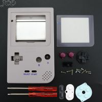 JCD Gray Color Full set Housing Case Shell For Gameboy Pocket GBP Console with Plastic Screen Lens and buttons Tools