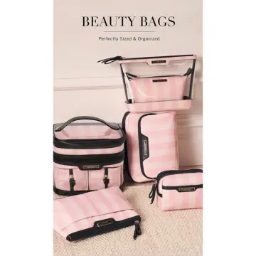Victoria's Secret Sequin Pink Beauty Cosmetic Makeup Bag