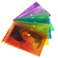 24*17CM Transparent Plastic A5 Folders File Bag Document Hold Bags Folders Paper Storage