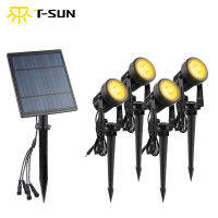 T-sunrise Solar LED Outdoor Light IP65 Waterproof Garden Decoration Lights RGB WarmCold White Landscape Yard Lighting Lamps