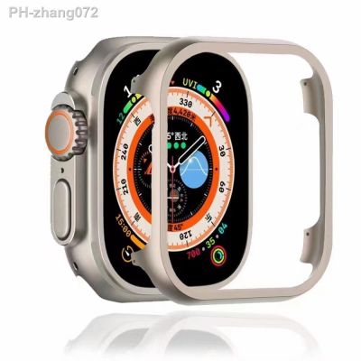 Aluminium Case for Apple Watch Ultra 8 7 49mm 45mm 41mm Cover Bumper Frame for IWatch Series 6 Se 5 4 3 Protector 38 40 42 44 mm