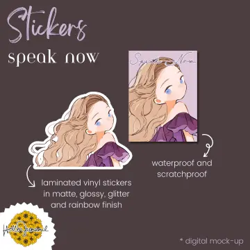 Speak Now Stickers 