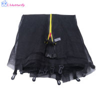 LA【ready stock】Outdoor Trampoline Net Replacement With Zipper Anti-fall Safety Mesh Jumping Pad Fitiness Accessories