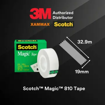 Scotch Magic 810 Invisible Adhesive Tape 19mm x 33m