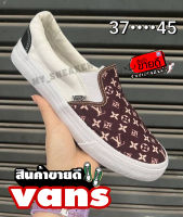 รองเท้าVans slip on?รองเท้าผ้าใบ รองเท้าออกผู้ชายผู้หญิง สินค้าทางร้านถ่ายจากรูปจริง