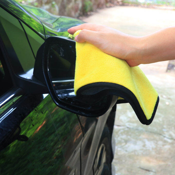 600gsm Thickness Microfiber Car Cleaning Towel High Water Absorption