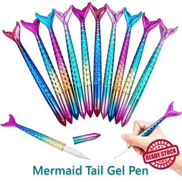 Kawaii Metallic Mermaid Tail Rollerball Gel Pen 