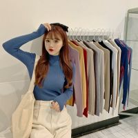 [COD] Womens Knitwear Half Turtleneck Sweater and Inner Long-sleeved Bottom Shirt Wholesale