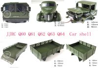 JJRC Q60 Q61 Q62 Q63 Q64 RC Military Truck 4WD 6WD RC Car spare parts shell