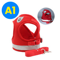 Lovinland Pet Dog Safety Vest Harness Pet Car Harness Vehicle Seat Belt with Adjustable Strap and Buckle Clip Easy Control for Driving Traveling Safet