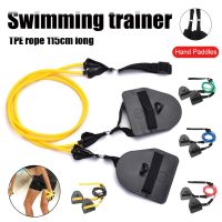 【DT】hot！ 20-60lb Resistance Band Hand Webbed Paddle Arm Training Pull Rope Gym Workout Trainer