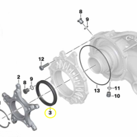 ซีลน้ำมันเกียร์ด้านหลังสำหรับ BMW R1200GS R1250GS ADV RT 1200R 1250R RS