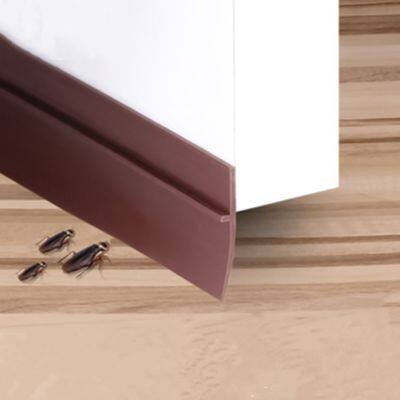 【LZ】□  Silicone Self-Adhesive Weather Stripping Under Door Draft Stopper Window Seal Strip 45mm  Insulator Door Sweep Prevent