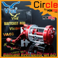 รอกตกปลา รอกเบท วีว่า VIVA BAITCAST REEL VA60 New VICTOR