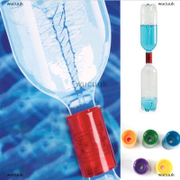 wucuuk 4pcs Vortex ขวดน้ำ Connector Science CYCLONE Tube experiment