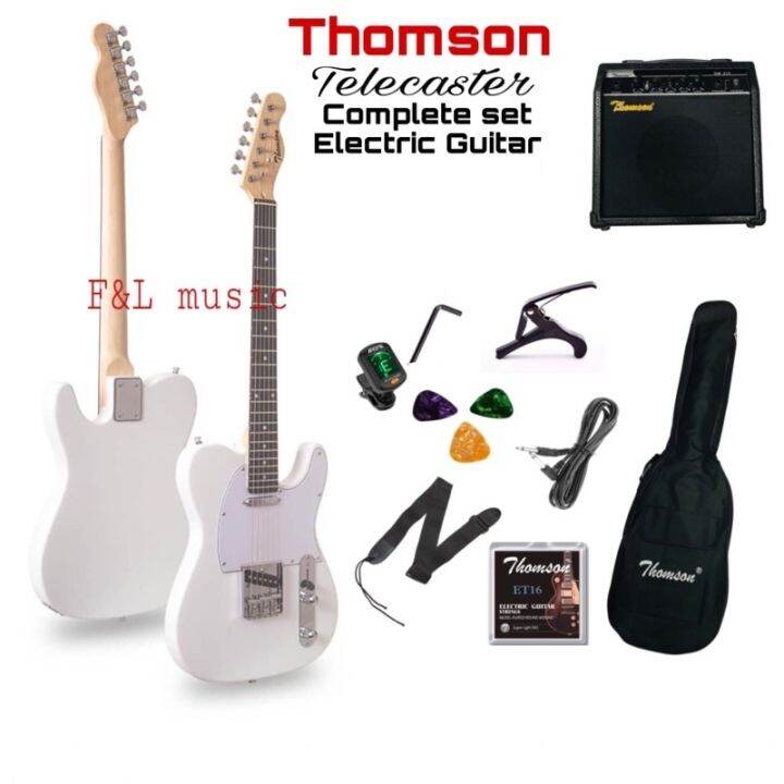 Thomson Telecaster Electric Guitar Complete set with free Amplifier ...