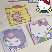 ♛☈♗ Sanrio Hello Kitty Cinnamoroll Pompompurin My Melody Sticky Note Book Anime Student Study Memo Cute Kuromi Tearable Hand Book