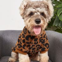 Puppy Pullover Dog Clothes Leopard Printed Pet Vest Winter Dog Clothes For Small Medium Dogs Puppy Cat Chihuahua Yorkie Pug Coat Clothing Shoes Access