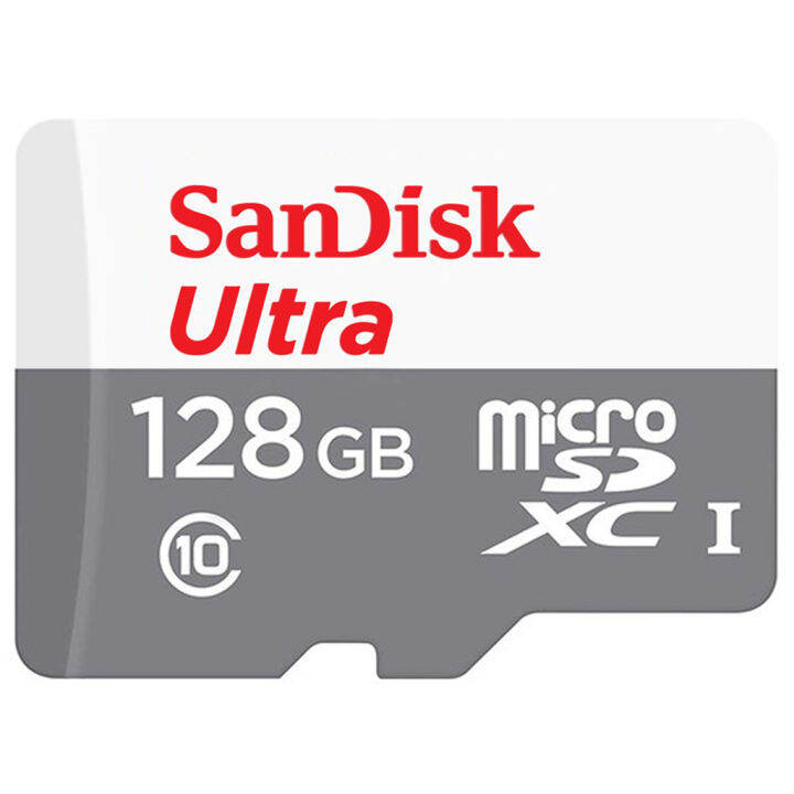 sandisk-ultra-microsd-card-class10-128gb-sdxc-100mb-s-sdsqunr-128g-gn6mn-เมมโมรี่การ์ด-กล้องวงจรปิด-ip-camera-โทรศัพท์-แท็บเล็ต-ประกัน-synnex7ปี