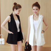 Good Quality Elegant Women Vest Jacket Office Work 2021 New Casual Slim Blazer Sleeveless Lady Suit Vest Coat with Lining