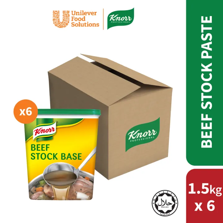 [Carton Deal] Knorr Beef Stock Paste 1.5kg x 6 Lazada