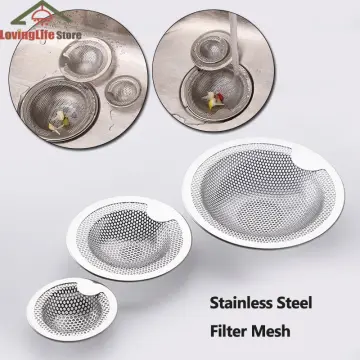 1pc Stainless Steel Drain Filter Catcher Hair Stopper, Shower Drain Hair  Trap, Bathtub Drain Strainer, Bathroom & Kitchen Essential, Bathroom Tool