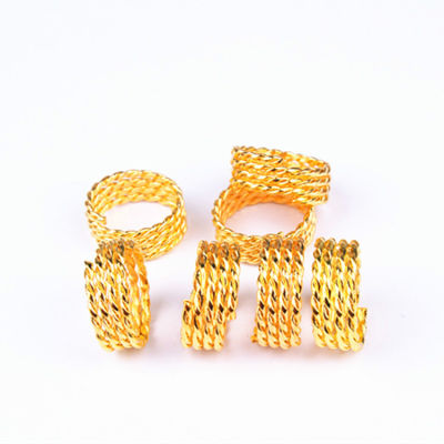 5pcsPack Different 49 Styles Charms Hair Braid Dread Dreadlock Beads Clips Cuffs Rings Jewelry Dreadlock Clasps Accessories