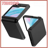 TIINSOO ป้องกันการกระแทก สำหรับ Z flip 5 Case บานพับแบบบานพับ พีซีทีพียู ฝาปิดโทรศัพท์ ของใหม่ ป้องกันปกป้องปกป้อง ตัวป้องกันโทรศัพท์มือถือ สำหรับ Samsung Galaxy Z Flip5 โทรศัพท์สำหรับโทรศัพท์