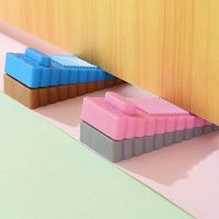 【CW】 1Pcs Silicone Safety Door Stop Stoppers Block Wedge Doorstops Stopper Office Rear Retainer Anti collision