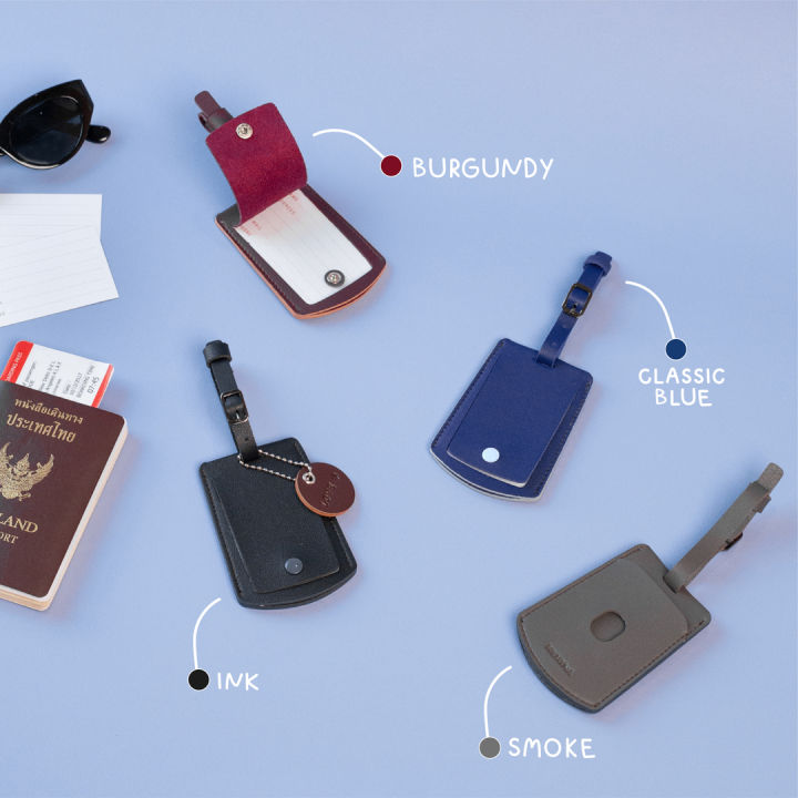 สลักชื่อฟรี-hilmyna-twelve-luggage-tag-ป้ายหนังห้อยกระเป๋าเดินทาง-แทคกระเป๋า-ป้ายชื่อห้อยกระเป๋า-ป้ายคล้องกระเป๋าเดินทาง