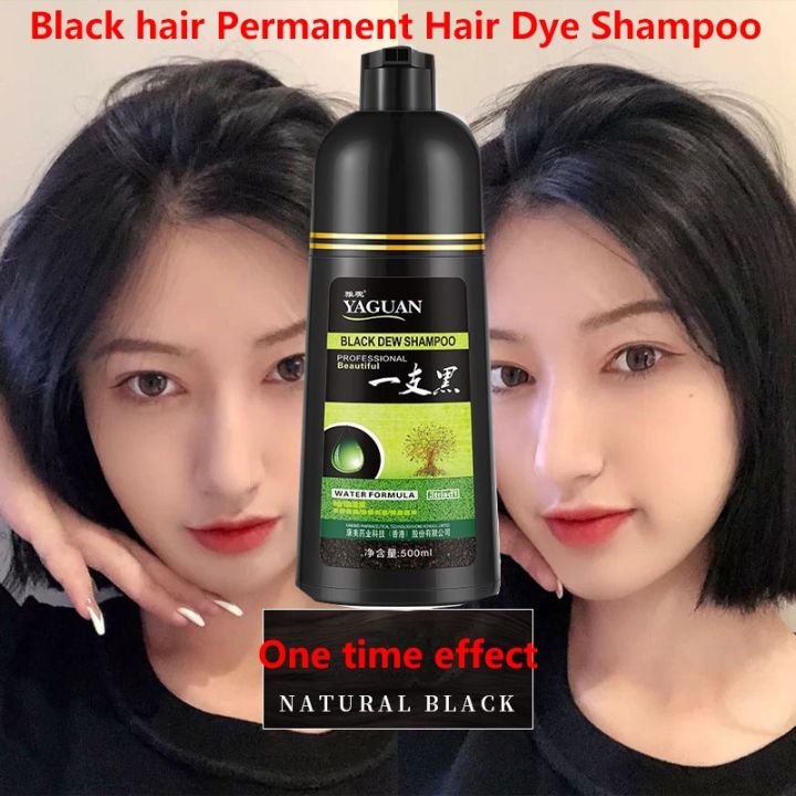 【cod】 500ml Blackdark Brown Hair Shampoo Japan Original Hair Color Shampoo Organic Permanent