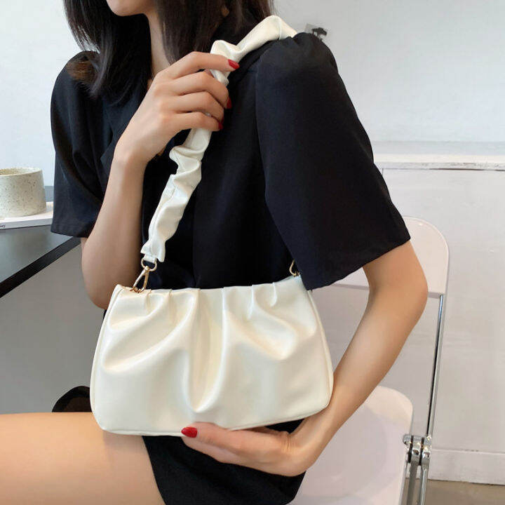 simple-new-small-bag-womens-2021-summer-new-popular-pleated-cloud-bag-fashion-korean-style-crossbody-shoulder-bag