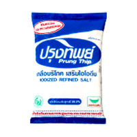 ✨ขายดี✨ ปรุงทิพย์ เกลือบริโภคเสริมไอโอดีน 1000 กรัม                                                  Prung Thip Iodized Refined Salt 1000 grams