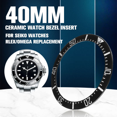นาฬิกาเปลี่ยนอุปกรณ์เสริมหน้าปัดนาฬิกาเซรามิกสำหรับ Submariner 40Mm สีดำ38Mm