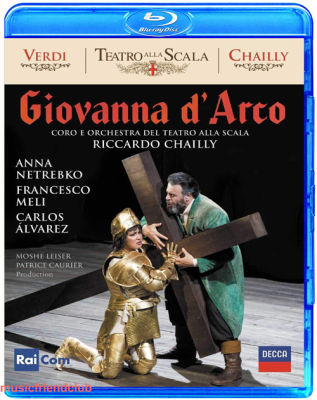 Verdi opera Joan of arc Anna Netrebko Scala opera house Chinese characters (Blu ray 25g)