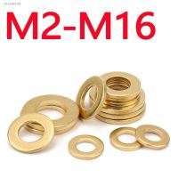 ✜❅ Brass Flat Washer Metal Plain Meson Seal Gasket Set M2 M2.5 M3 M4 M5 M6 M8 M10 M12 M14 M16