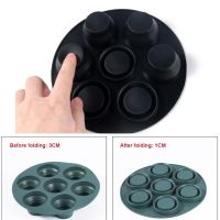 【CW】 Baking Pan Pastry Air Fryer Silicone Demoulding 7 Holes Airfryer Food Grade Accessories Mold Tray