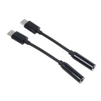 อะแดปเตอร์2แพ็ค USB C ถึง3.5ช่องเสียบหูฟังมิลลิเมตรประเภทตัวผู้หญิงตัวแปลงหูฟังเครื่องเสียงสเตอริโอ AUX ใช้ได้กับ Mot