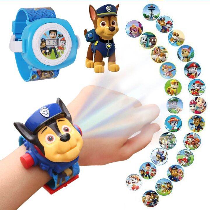 xma-นาฬิกาเบ็นเท็น-ของเล่น-นาฬิกาเด็กฉายภาพได้-22-รุ่น-paw-patrol-ไอรอนแมน-สไปเ-นาฬิกาฉายภาพสำหรับเด็ก-iron-man