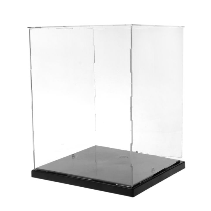 clear-acrylic-display-box-dustproof-protection-model-show-case-with-led-lights