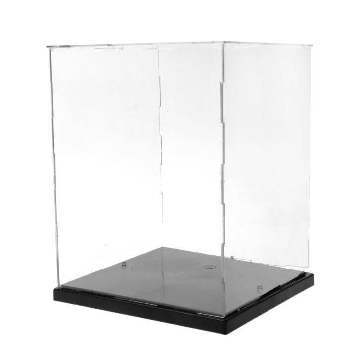 clear-acrylic-display-box-dustproof-protection-model-show-case-with-led-lights