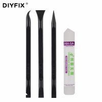 DIYFIX 4 In 1เปิดเครื่องมือป้องกันไฟฟ้าสถิตไนล่อน Spudger ชุดสแตนเลสใบมีดบางสำหรับโทรศัพท์มือถือแท็บเล็ตเครื่องมือซ่อมแซม