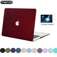 2 MOSISO เคสสำหรับ Macbook แล็ปท็อปผิวด้านใหม่ Mac Book Air Pro Retina 11 12 13 15 15.4 13.3นิ้วพร้อมทัชบาร์ปลอกแข็ง Cov