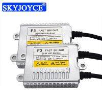 Skyjoyce 2ชิ้นบัลลาสต์ไฟหน้า Hid ยานยนต์เริ่มต้นอย่างรวดเร็ว Ac 35W บัลลาสต์ซีนอน Hid 12V F3สว่างเร็วสำหรับหลอดไฟรถยนต์