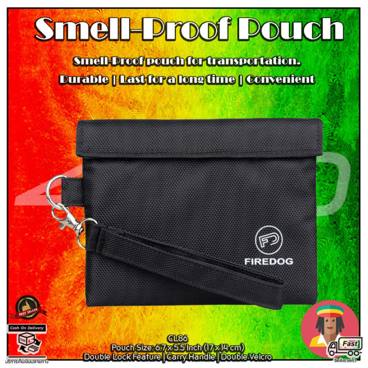 ส่งเร็ว-firedog-กระเป๋าดับกลิ่น-cl86-กระเป๋าผ้า-ล็อคสองชั้น-ขนาด-17-x-14cm-พกพาง่าย-สามารถใส่กระเป๋าได้ทั่วไป-smell-odor-proof-dog-tested-สต็อคอยู่ไทย-พร้อมส่ง