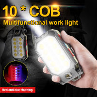 【การจัดส่งในประเทศไทย】ไฟฉายแรงสูง T6 LED+COB Work Light Magnet Design with Power Display อเนกประสงค์ ชาร์จไฟ USB กันน้ำ ไฟฉายแรงสูง ไฟฉายชาร์จได้ ไฟฉายเดินป่า ไฟฉาย ไฟฉายแบบชาร์จ อุปกรณ์เดินป่า เครื่องมือช่าง ซ่อมรถ