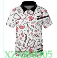 EMS nurse personalized name polo 09