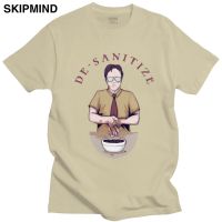 Novelty Male Funny Dwight Schrute T-shirt Short Sleeves O-neck Cotton Tshirt Printed Tv Show The Office Tee Shirt Clothing Gift XS-6XL
