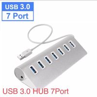 USB HUB 3.0 4/7 พอร์ตพร้อมอะแดปเตอร์สำหรับXiaomi Macbook Pro Airคอมพิวเตอร์แล็ปท็อปอุปกรณ์เสริมAdaptador USB 3 Hab