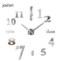 ZZOOI hot sale 3d wall clock acrylic mirror diy clocks bedroom wall clock grote wandklok modern design living room